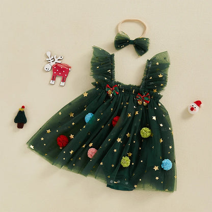 Starlight Tutu Holiday Romper