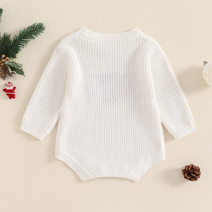 Merry Knit Sweater Romper