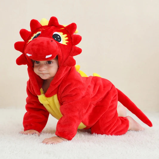 Blaze the Red Dragon Baby Romper