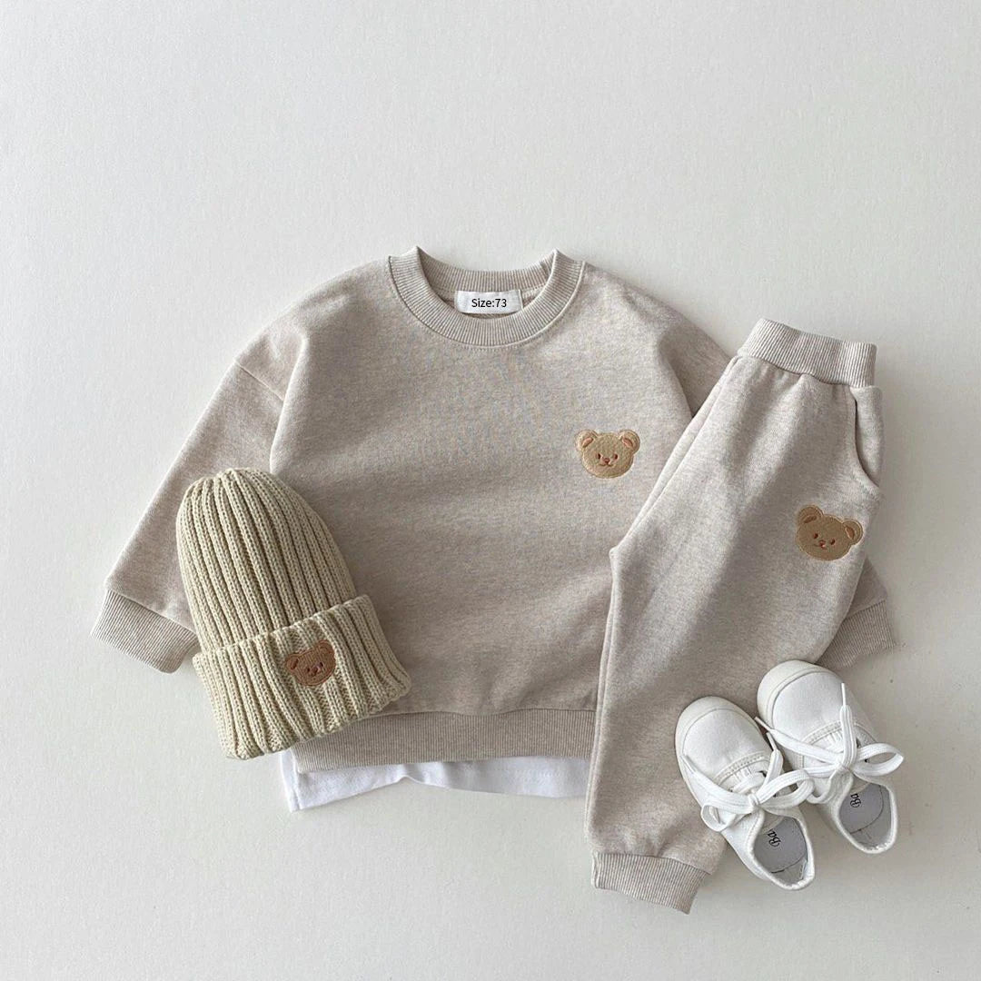 Sweet Teddy Sweatshirt & Jogger Set