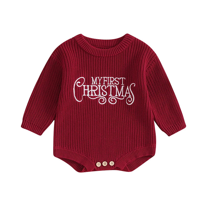 Merry Knit Sweater Romper