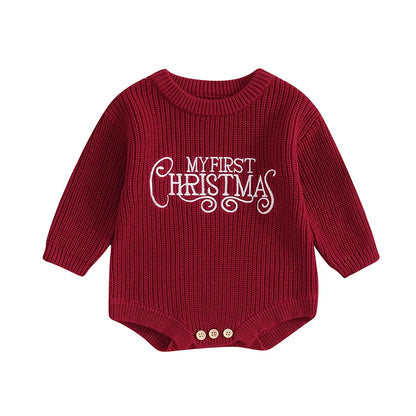 Merry Knit Sweater Romper