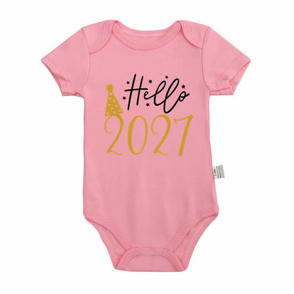 Hello 2027 New Year Bodysuit