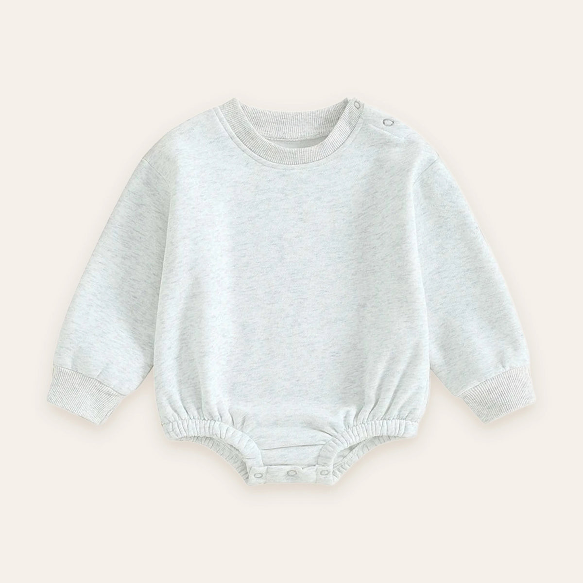 Cozy Fleece Bubble Sweatshirt Romper