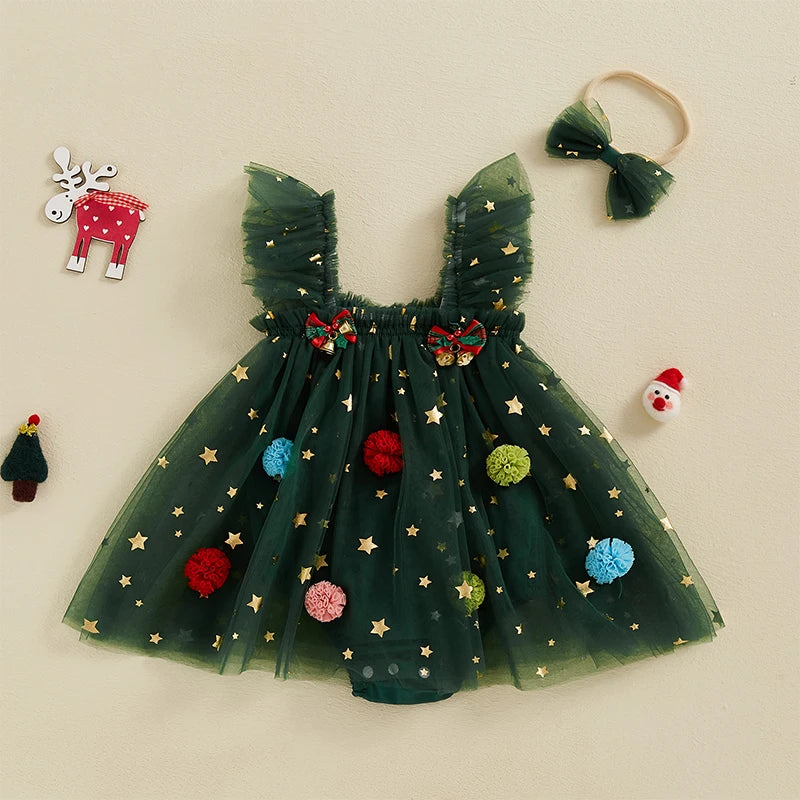Starlight Tutu Holiday Romper