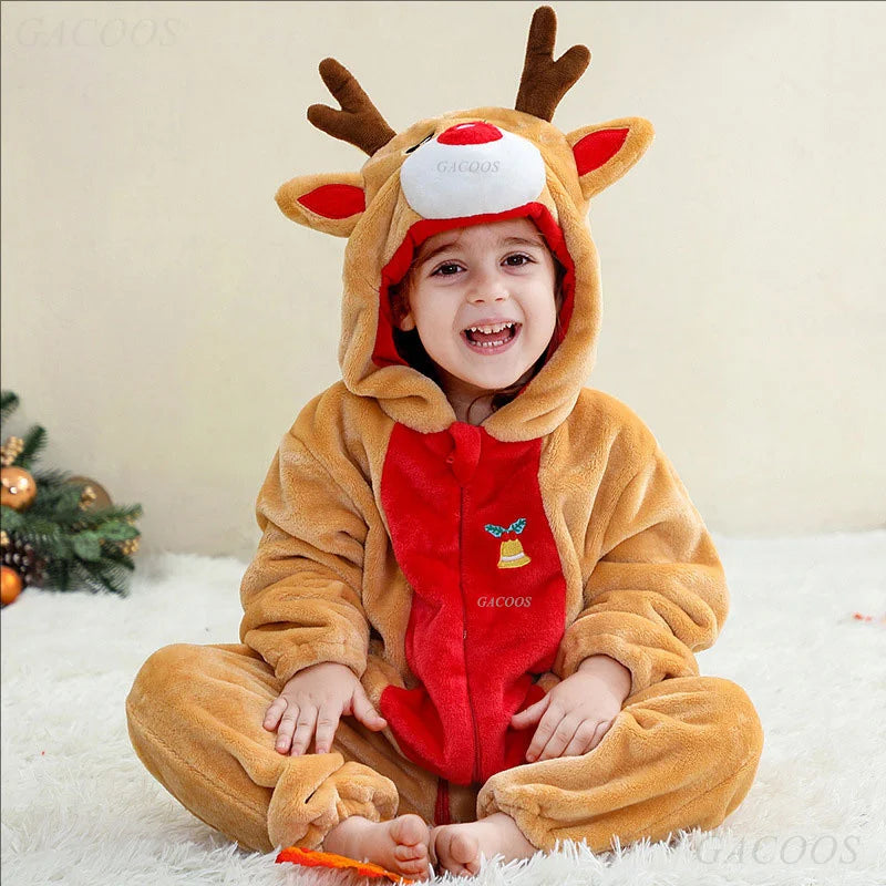Dasher the Reindeer Baby Romper
