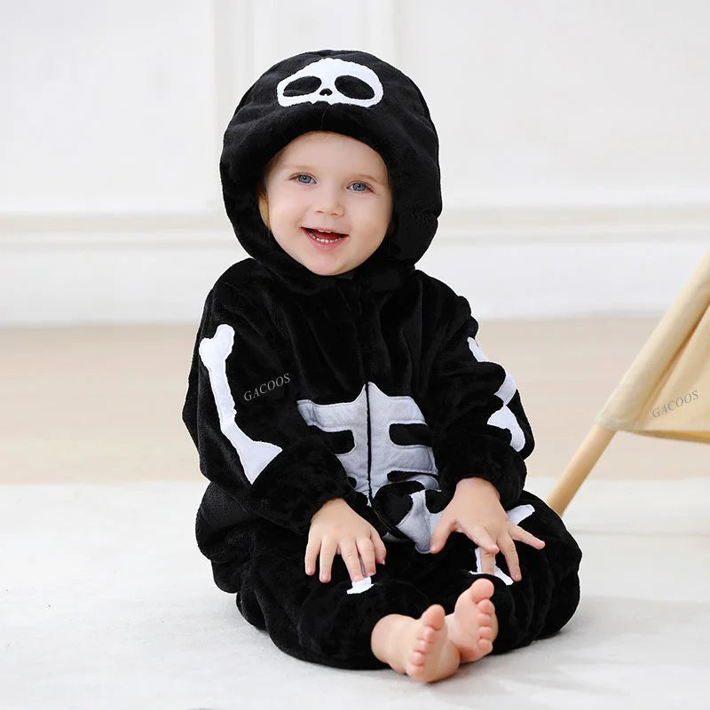 Bones the Skeleton Baby Romper