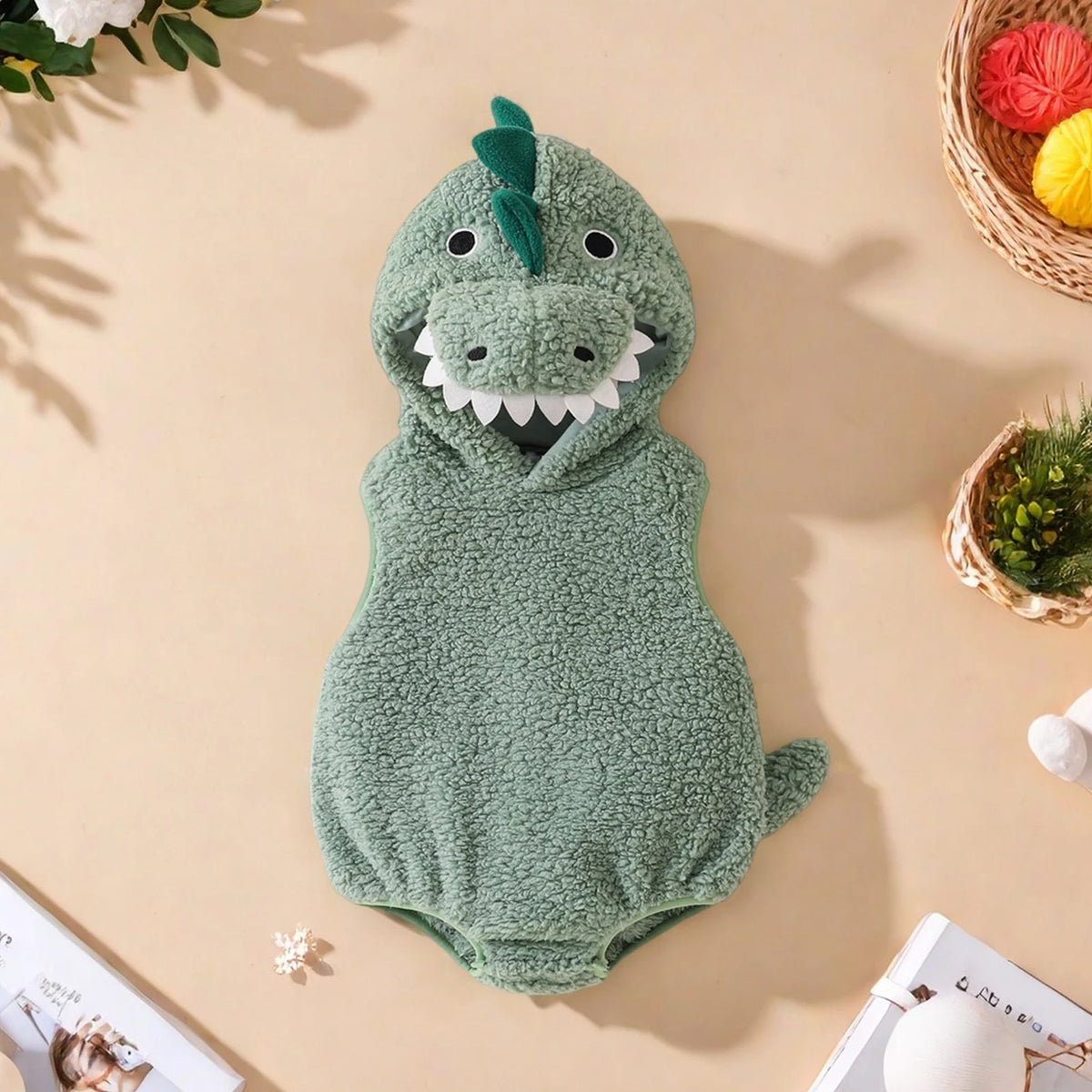 Little Dino Romper & Hat Costume