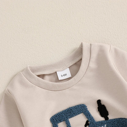 Little Tractor Sweatshirt & Jogger Set