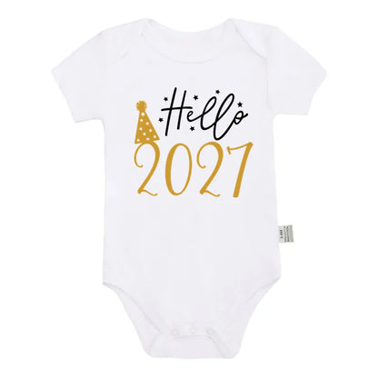 Hello 2027 New Year Bodysuit
