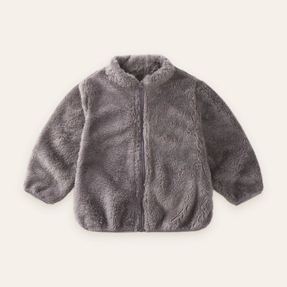Blush Teddy Fleece Zip Jacket