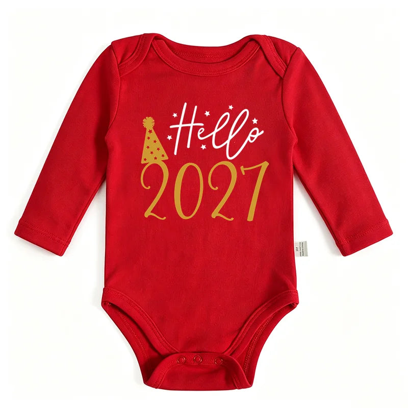 Hello 2027 New Year Bodysuit
