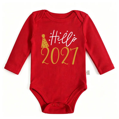 Hello 2027 New Year Bodysuit