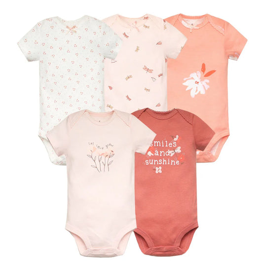 Everyday Short-Sleeve Bodysuit 5-Pack