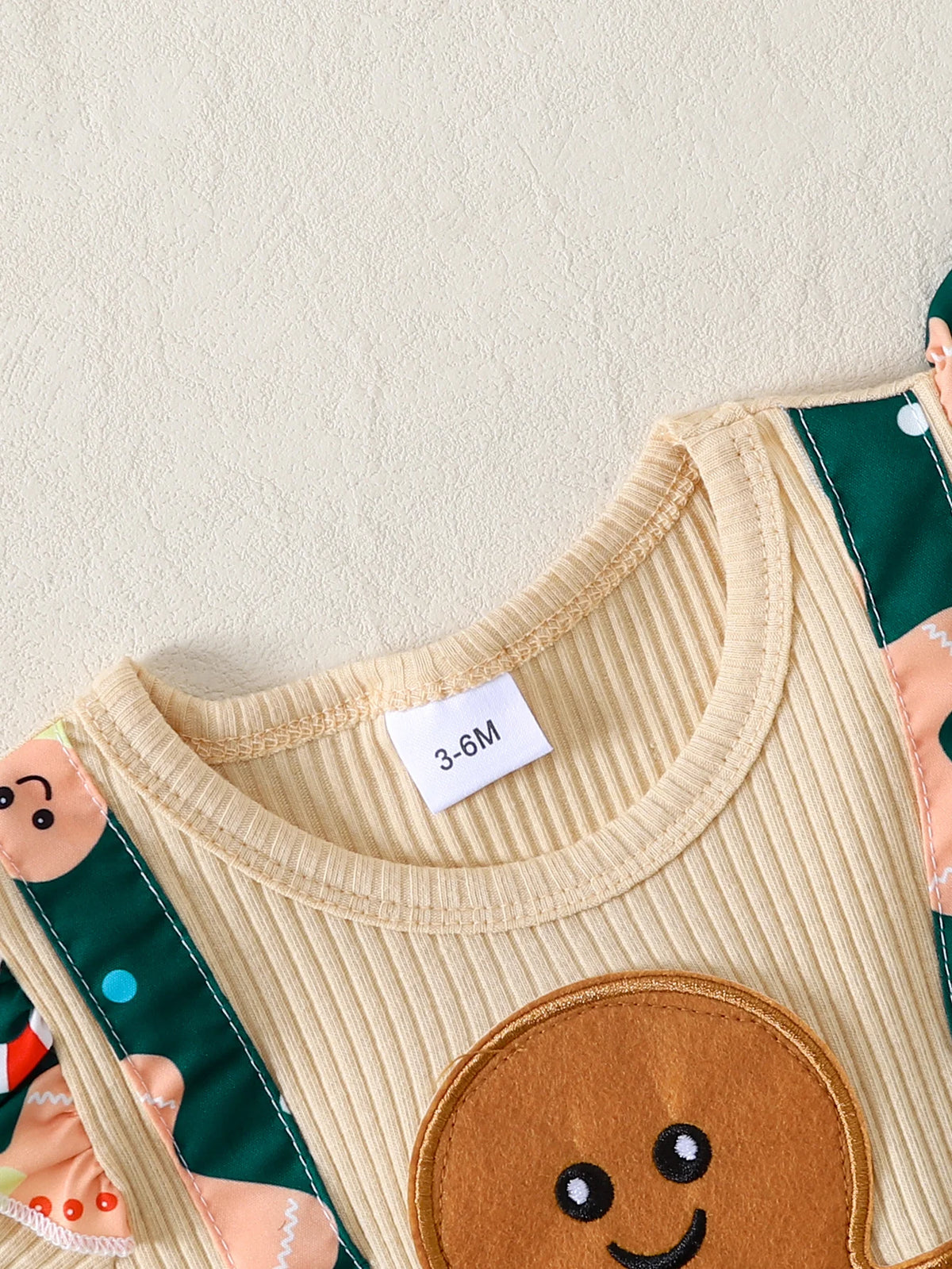 Gingerbread Girl Overall Set