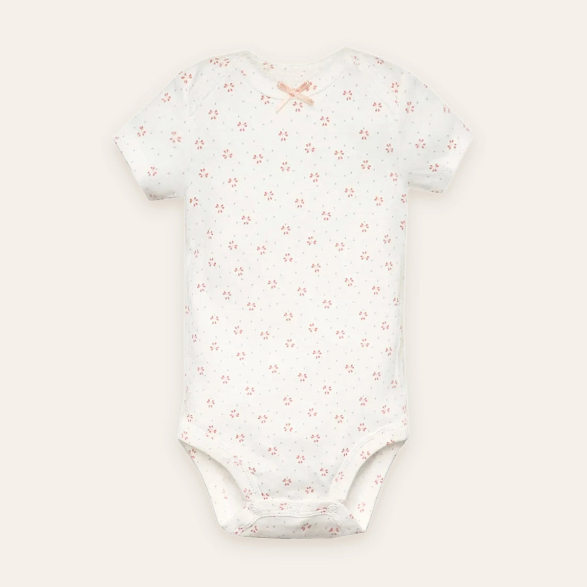 Sweet Blossom Short-Sleeve Bodysuit 5-Pack
