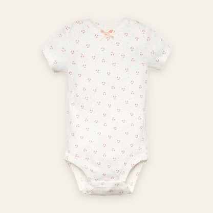 Sweet Blossom Short-Sleeve Bodysuit 5-Pack