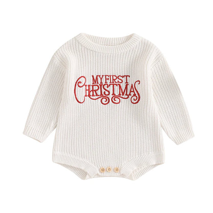 Merry Knit Sweater Romper