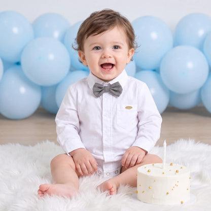 Little Gent Bow Tie Romper
