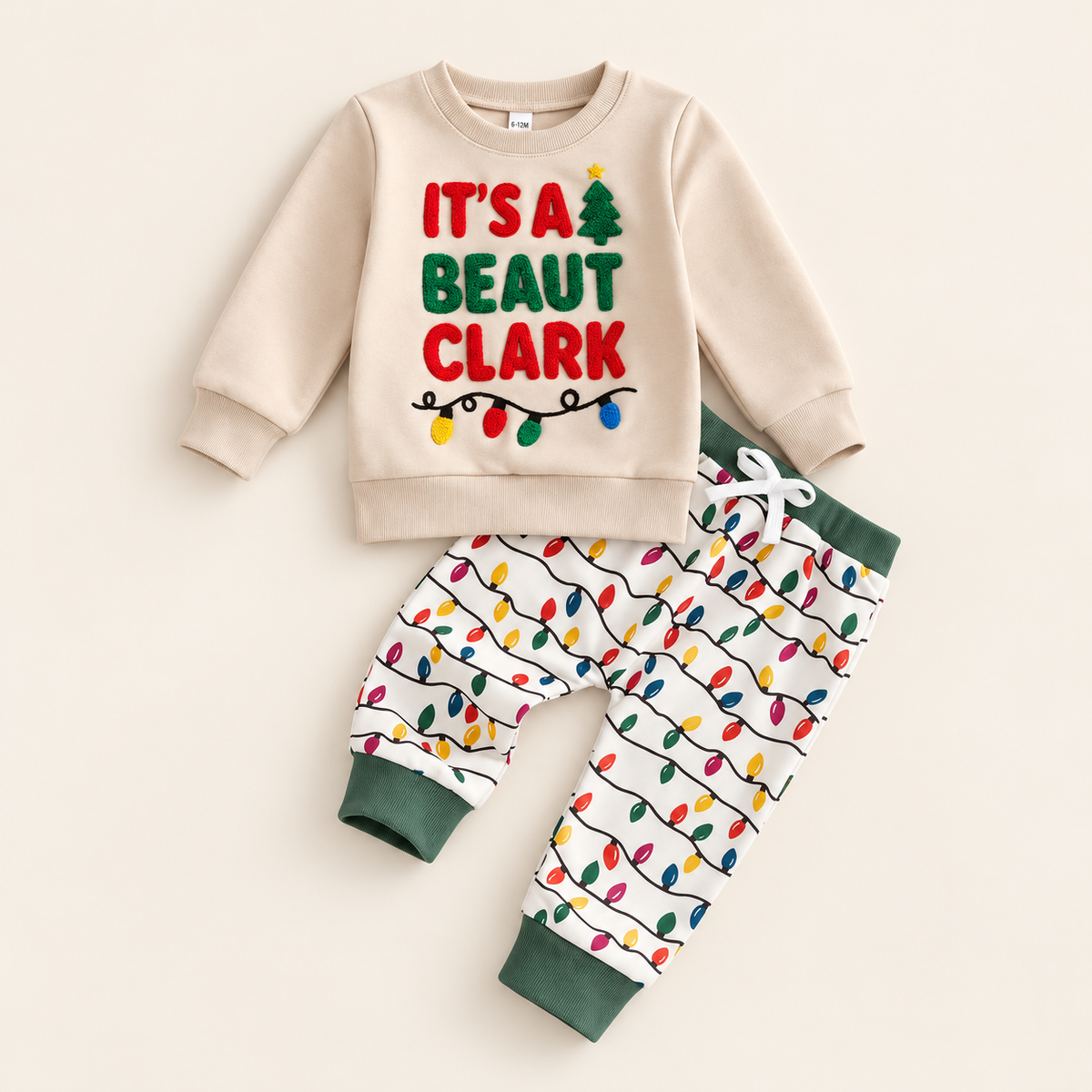 Beige Its a Beaut Clark two-piece outfit